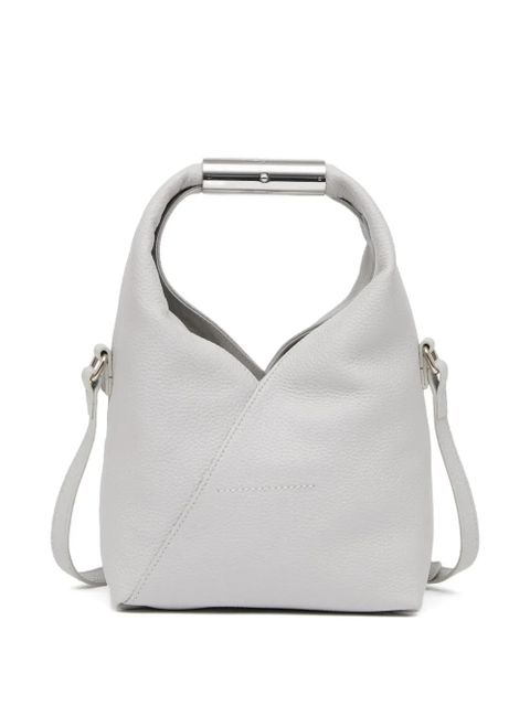 MM6 Maison Margiela single-stitch logo small tote bag - Grey