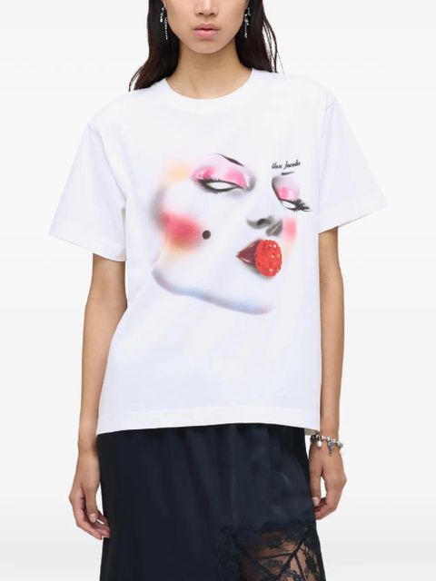 Marc Jacobs print-detail T-shirt - White