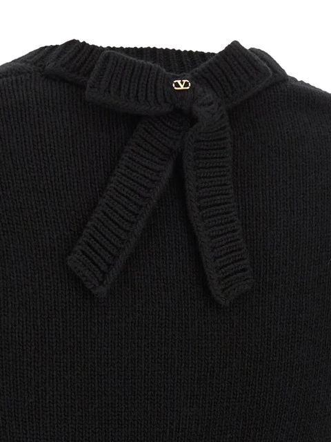 Valentino Garavani bow-detail sweater - Black