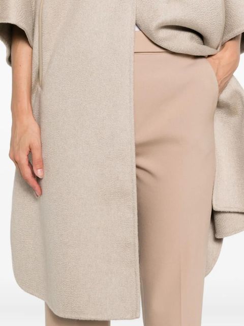 Max Mara pocket unfinished-hem trousers - Neutrals