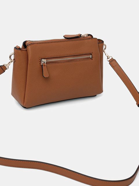 Guess torebka NOELLE kolor brązowy HWZG96 72120