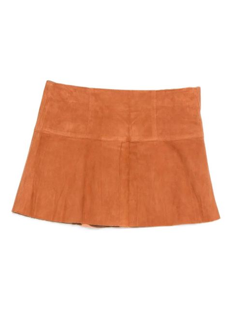 ISABEL MARANT Dilara panelled skirt - Brown - zdjęcie produktu nr 1