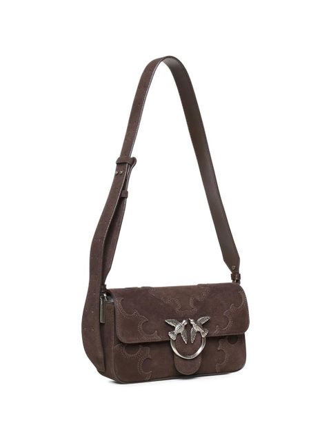 PINKO small suede shoulder bag - Brown