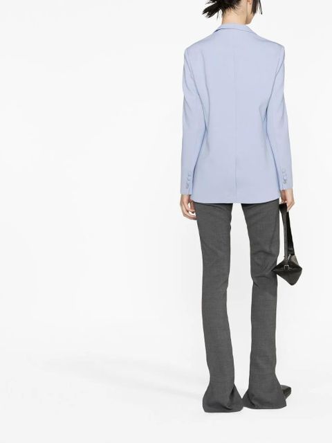 Coperni cut-out single-breasted blazer - Blue