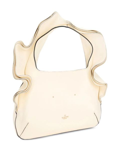 Valentino Garavani Atelier 04 ruffled shoulderbag - Neutrals