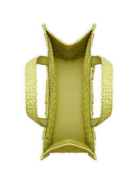 Tory Burch small Ella hand-crocheted popcorn tote - Green