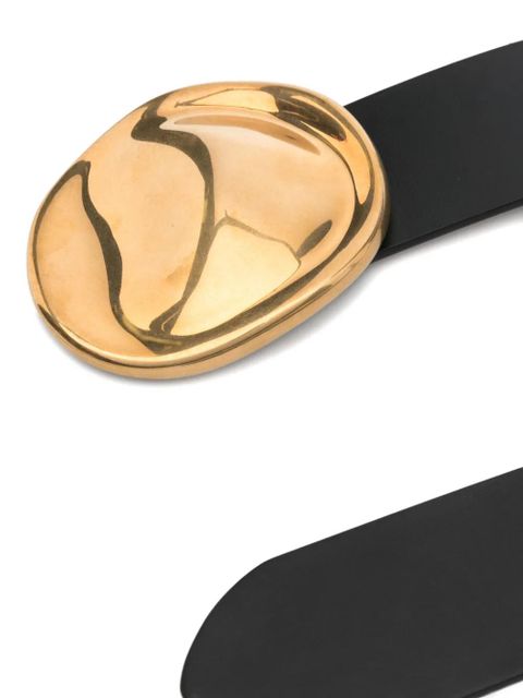 KHAITE buckle belt - Black