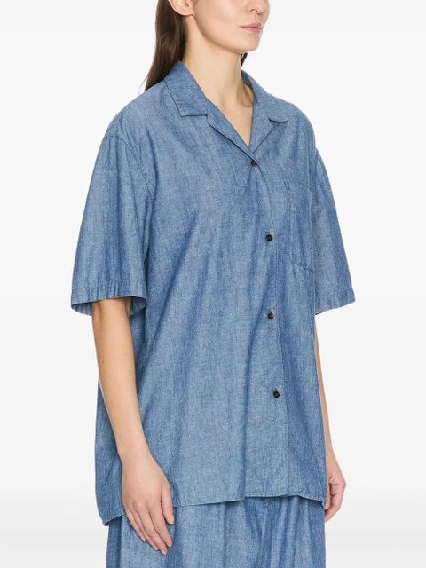 The Row short-sleeve collared shirt - Blue