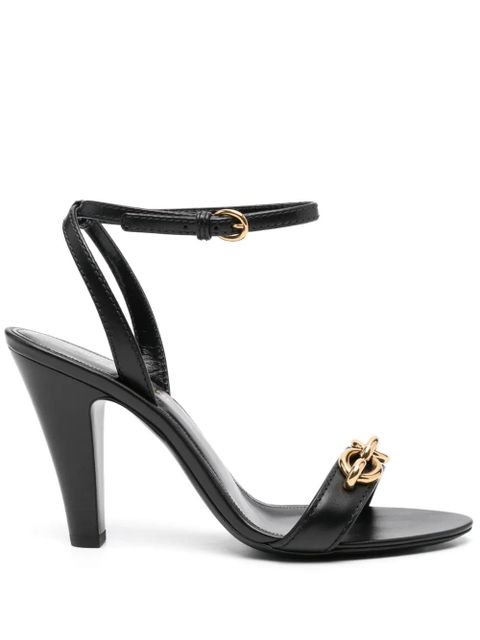 Saint Laurent 95mm Le Maillon sandals - Black - zdjęcie produktu nr 1