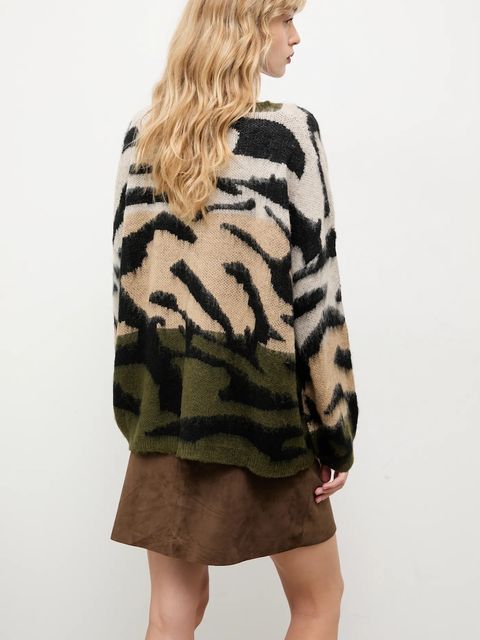 Answear.LAB sweter z dodatkiem wełny damski kolor zielony