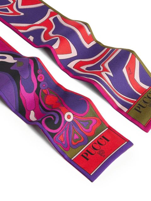 PUCCI mixed-print scarf - Purple - zdjęcie produktu nr 2