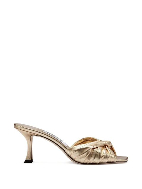 Jimmy Choo Skye twist mules - Gold - zdjęcie produktu nr 1