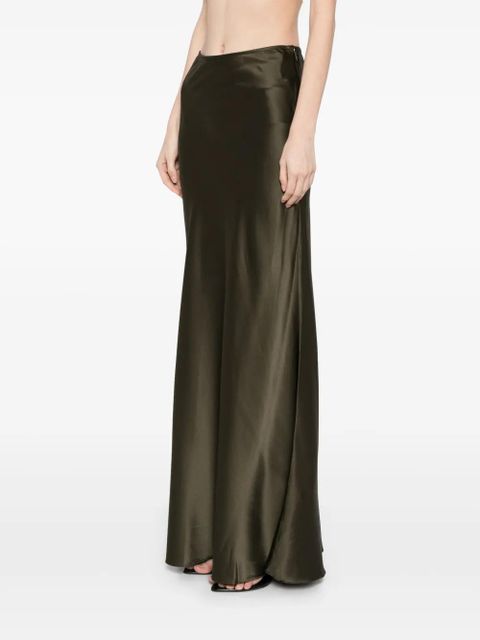 STAUD Odin maxi skirt - Green
