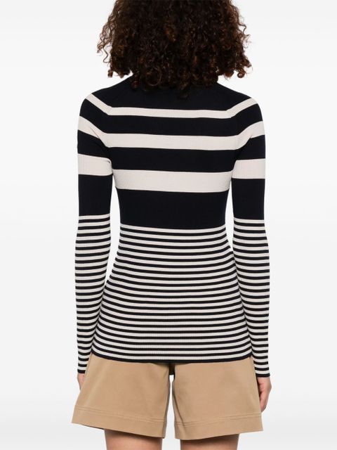 Moncler striped wool sweater - Neutrals