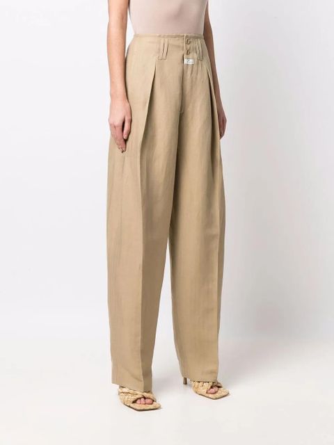 ETRO wide-leg tailored trousers - Brown