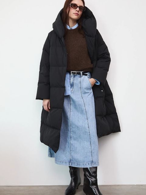 Medicine płaszcz puchowy damski kolor czarny