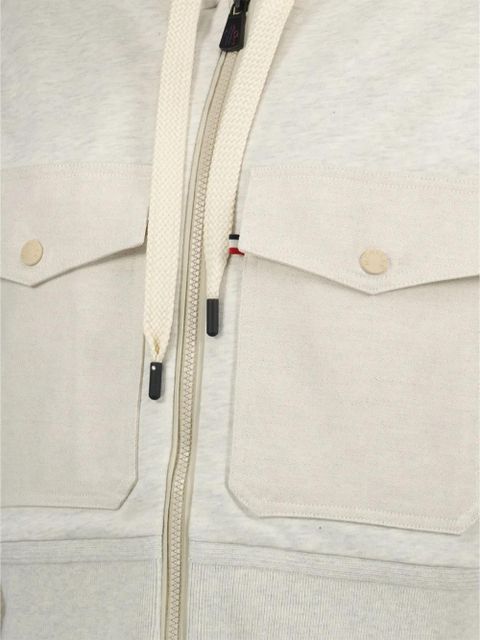 Moncler Grenoble zip-up hoodie - Grey - zdjęcie produktu nr 2