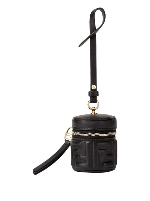 FENDI Baguette logo-embossed charm - Black