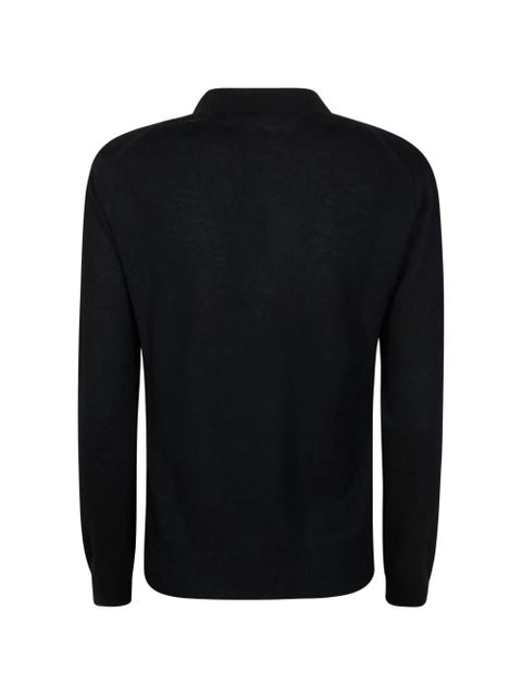 Weekend Max Mara V-neck knit wool sweater - Black - zdjęcie produktu nr 2