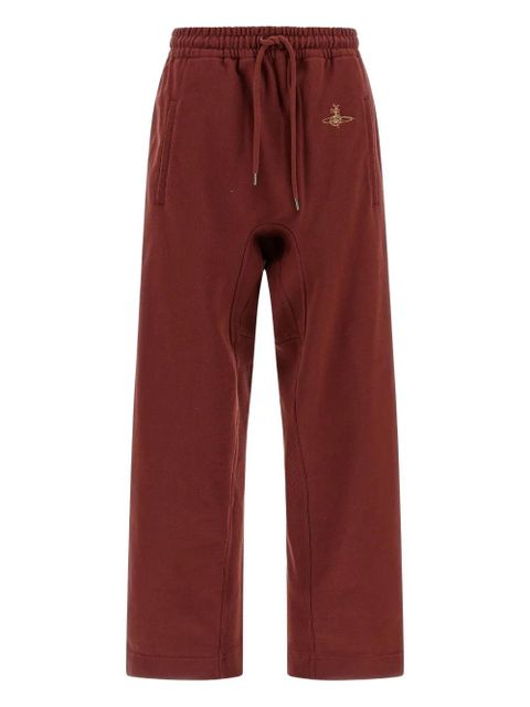 Vivienne Westwood brushed embroidery ember track pants - Brown - zdjęcie produktu nr 1
