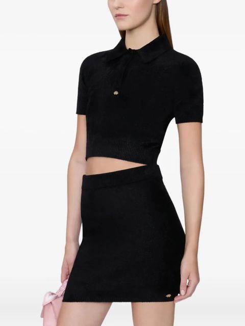 AMIRI short-sleeved polo top - Black - zdjęcie produktu nr 2