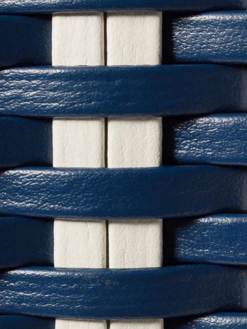 Miu Miu Beau woven-design shoulder bag - Blue