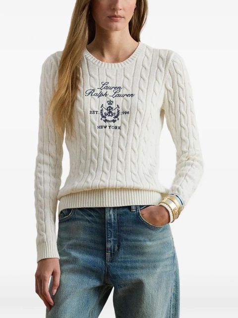 Lauren Ralph Lauren cable-knit sweater - White - zdjęcie produktu nr 2