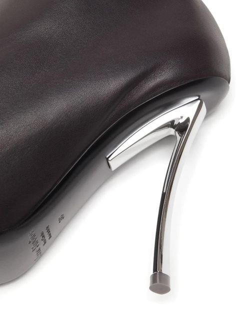 Acne Studios asymmetric ankle boots - Brown - zdjęcie produktu nr 2