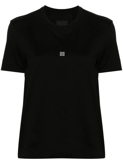 Givenchy 4G-embroidered T-shirt - Black - zdjęcie produktu nr 1