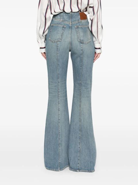 Alexander McQueen Fold Over Waist jeans - Blue
