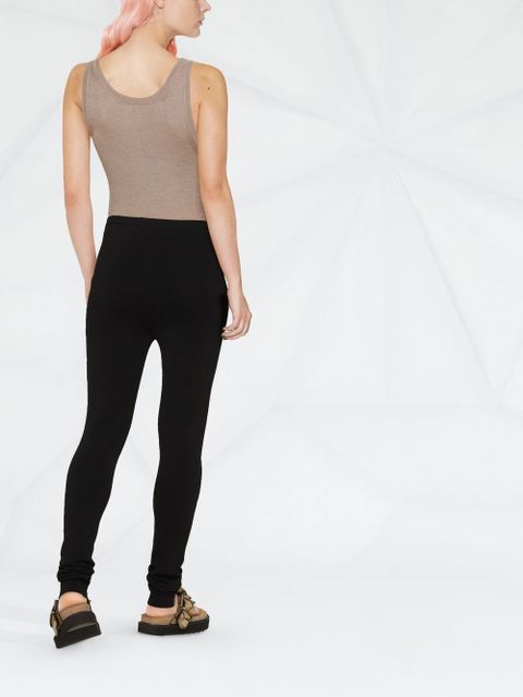 TOTEME mid-rise skinny-cut leggings - Black