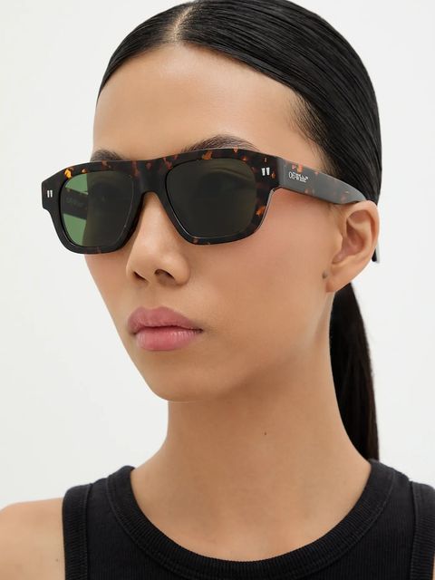 Off-White okulary przeciwsłoneczne kolor brązowy OERI134_526055 - zdjęcie produktu nr 2
