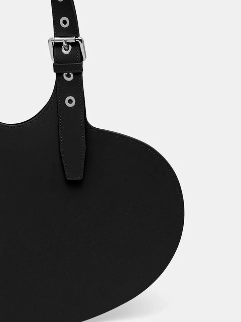 Coperni torebka skórzana Belt Heart Tote