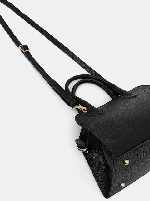 Answear.LAB torebka skórzana kolor czarny