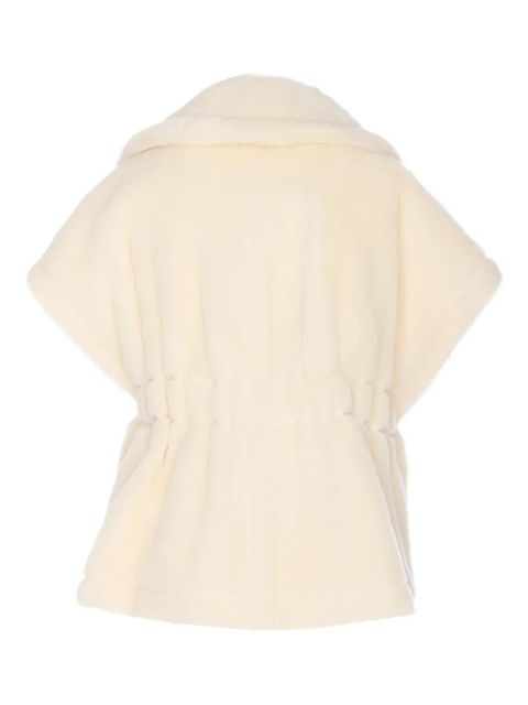 Max Mara double-breasted belted cape - Neutrals