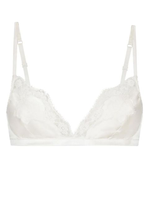Dolce & Gabbana lace-detail bra - White - zdjęcie produktu nr 1