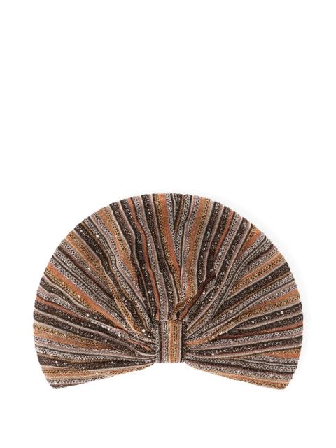 Missoni striped knotted hair accessory - Brown - zdjęcie produktu nr 1