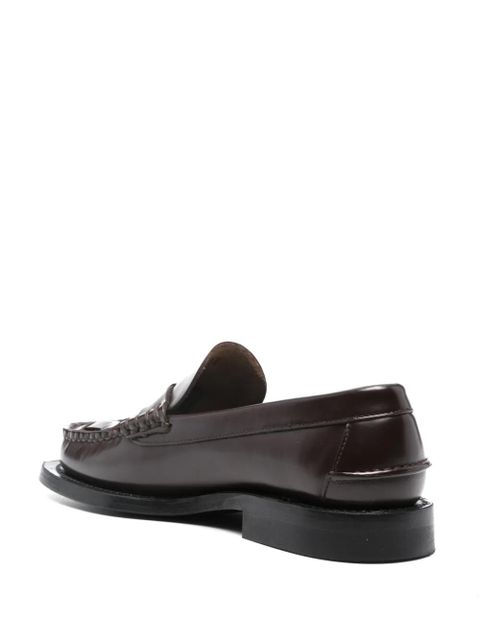 Hereu Nombela woven leather loafers - Brown
