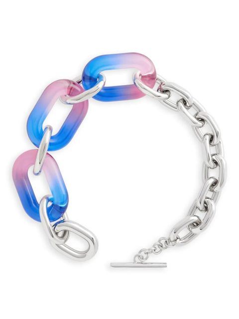 Rabanne tie-dye necklace - Silver