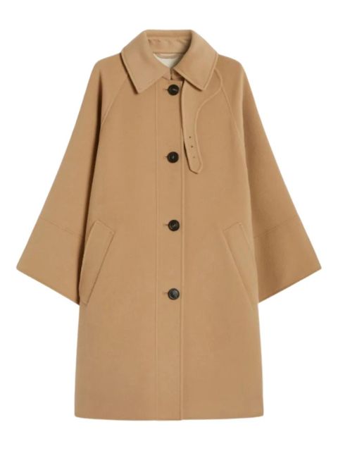 Weekend Max Mara RUFO single-breasted wool coat - Brown - zdjęcie produktu nr 1