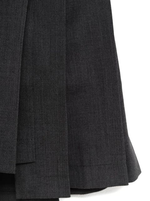 Acne Studios pleated belted skirt - Grey