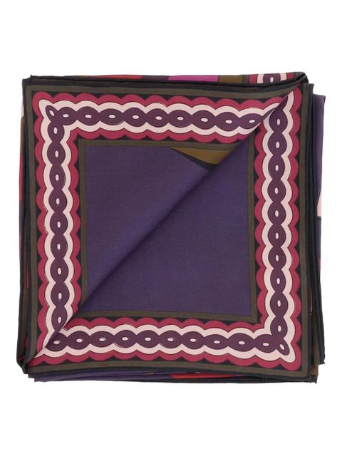 PUCCI graphic-print silk scarf - Purple - zdjęcie produktu nr 1