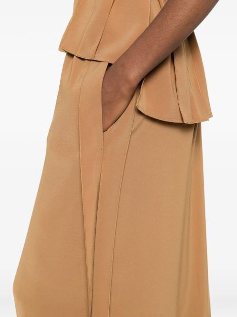 Max Mara Mxmzero split trousers - Brown