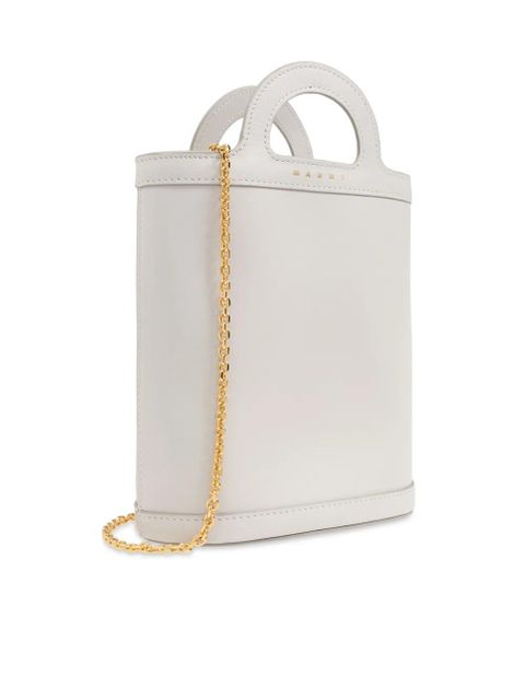 Marni mini Tropicalia bucket bag - White
