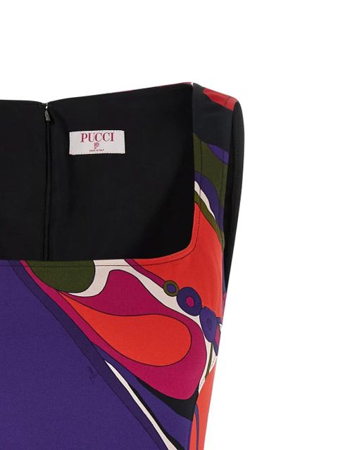 PUCCI printed mini dress - Purple