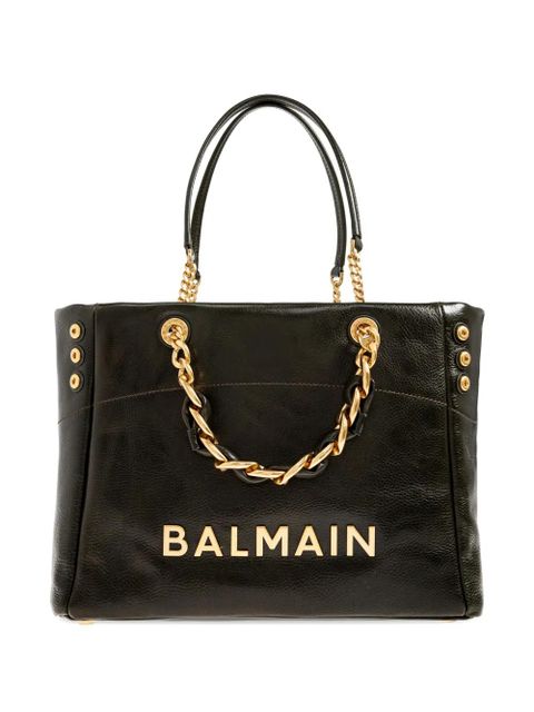 Balmain chain detail tote bag - Green - zdjęcie produktu nr 1