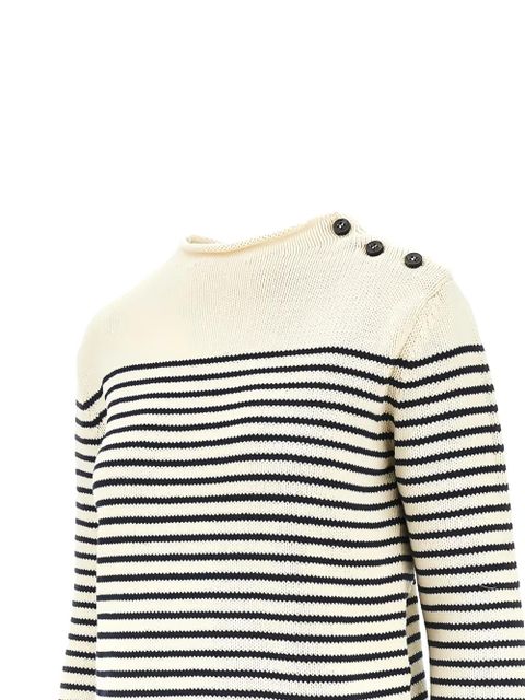 Weekend Max Mara striped-pattern button sweater - Neutrals - zdjęcie produktu nr 2