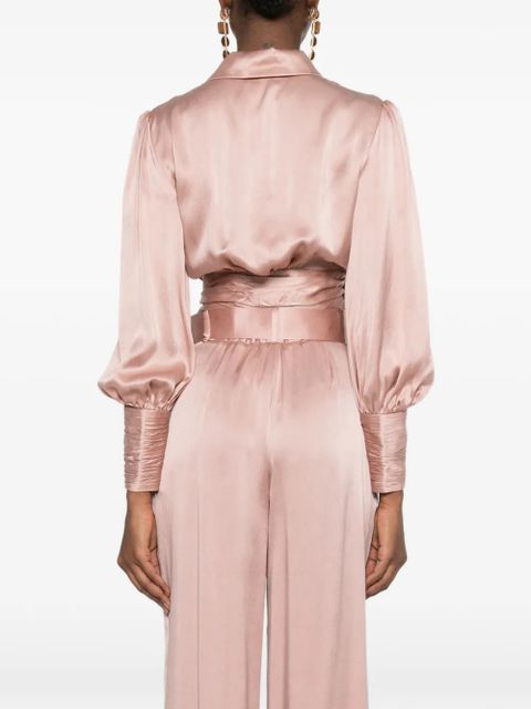 ZIMMERMANN wrap-design blouse - Pink
