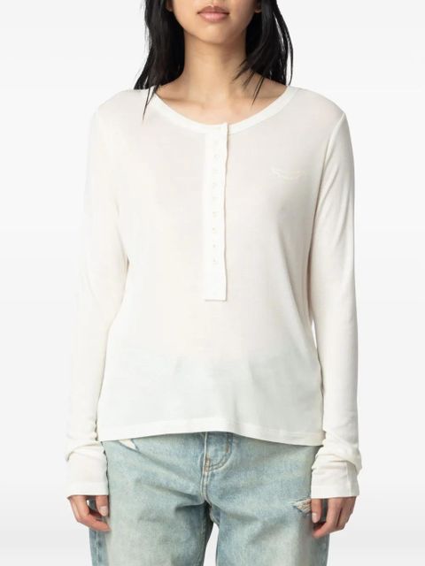 Zadig&Voltaire Blair long sleeves - White