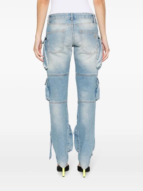 The Attico Essie cargo jeans - Blue